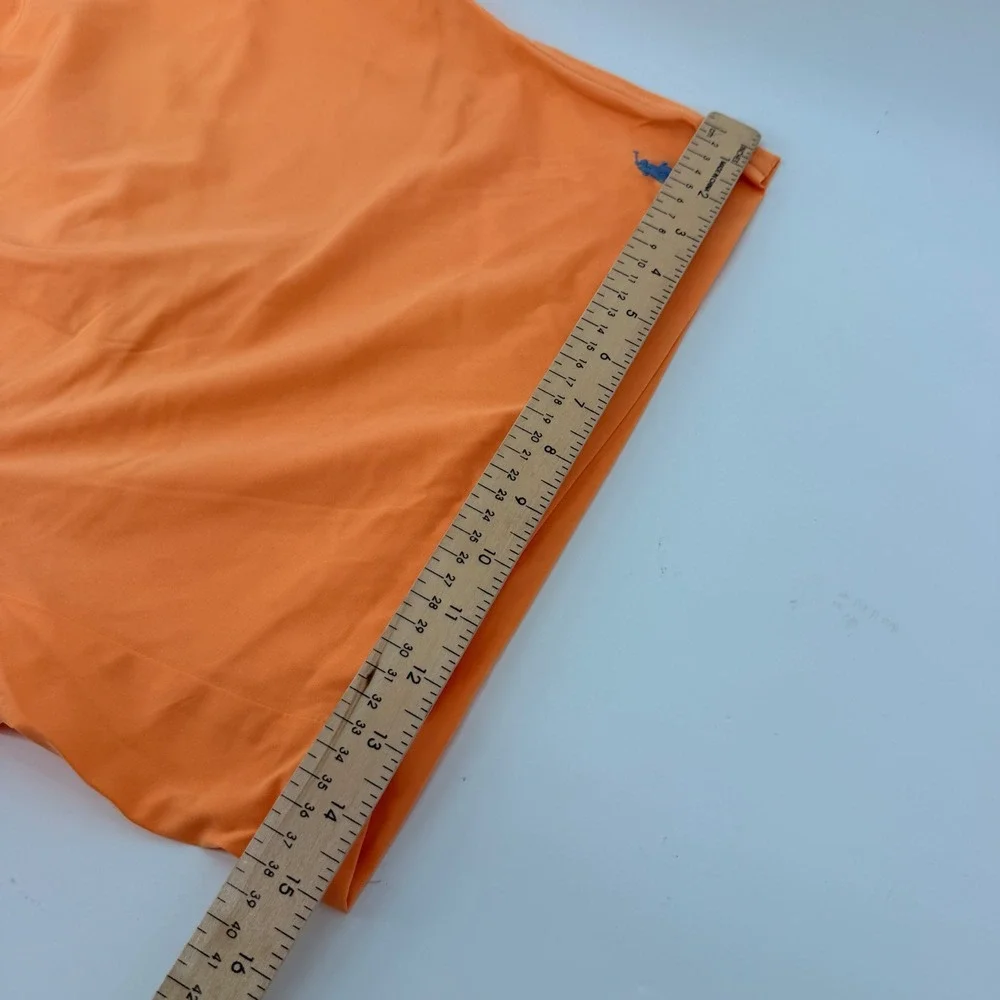 Polo Ralph Lauren Swim Trunks Men XLT Orange Recycled Traveler Pony Logo